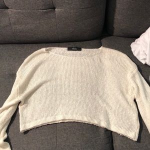 Long sleeve, crop top sweater